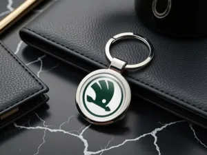 Skoda Auto Schlüsselkette Robust Metall Bau